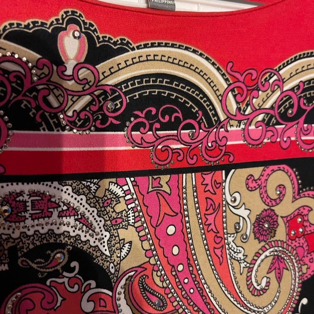 JM Collection blouse - Picture 3 of 6